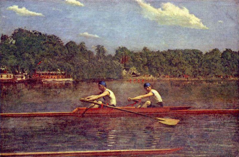 Thomas Eakins The Biglen Brothers Racing Spain oil painting art